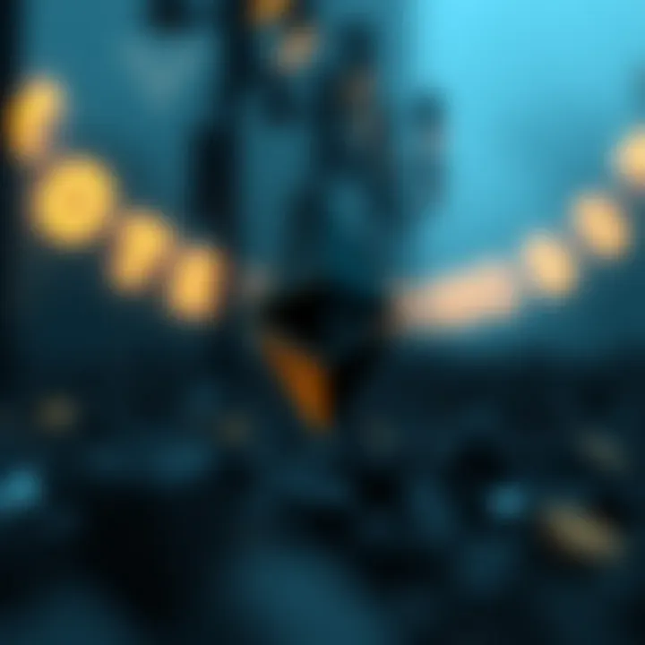 Visual elements of the Ethereum logo