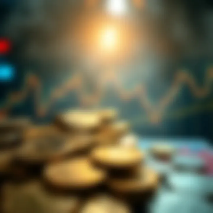 Visual representation of currency fluctuations