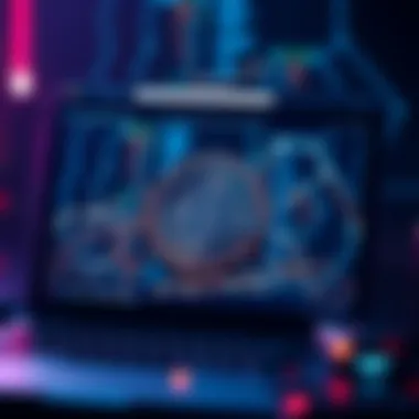 Visual representation of the blockchain technology behind the 波场 browser