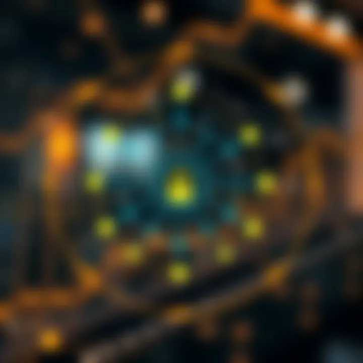 Diagram illustrating security aspects of XAI nodes